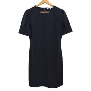 Lark & Ro‎ Women's 10 Stretch Crepe Puff Half Sleeve Crew Neck Dress Career